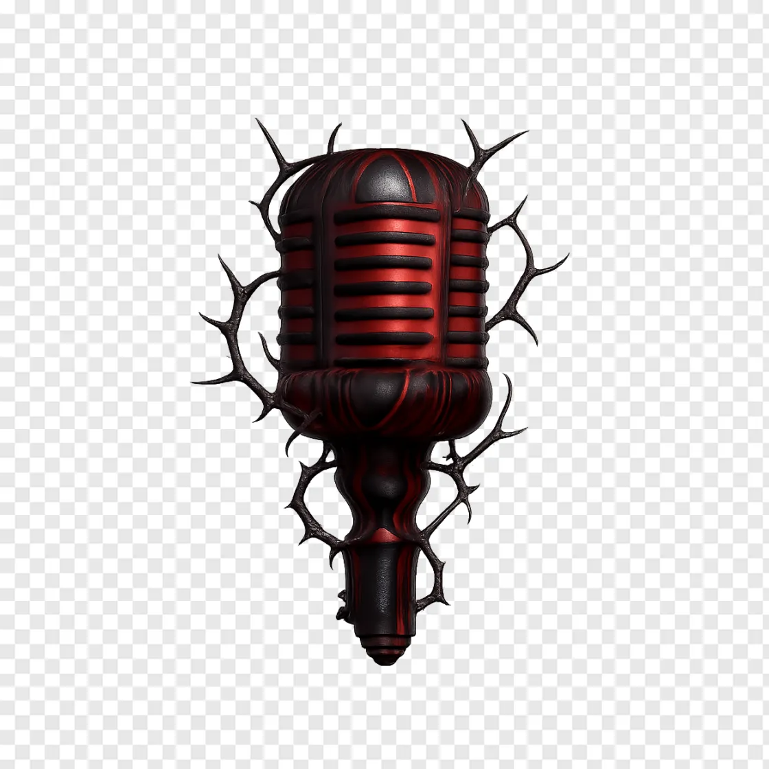 Rock Music Microphone PNG Transparency