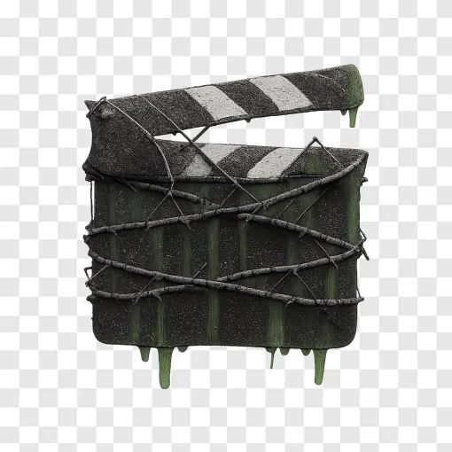 Horror Movie Clapperboard PNG Transparent Background