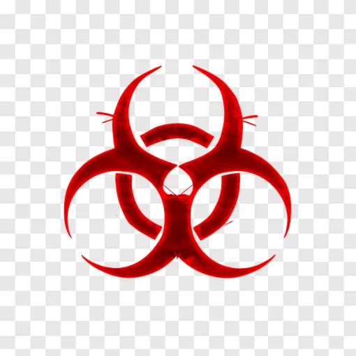 Biohazard Symbol PNG Transparent Background
