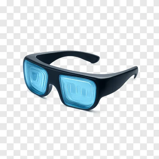 Futuristic Smart Glasses PNG Image For Tech Designs