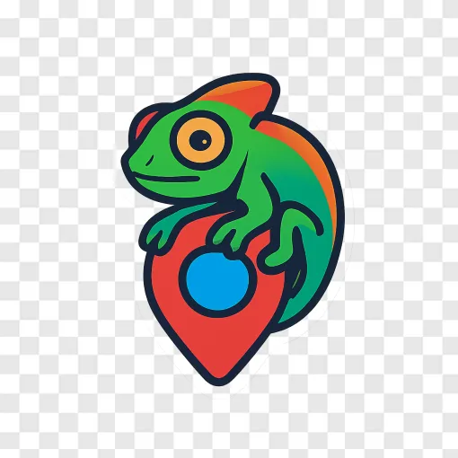 Chameleon Gaming Mascot PNG Free Download