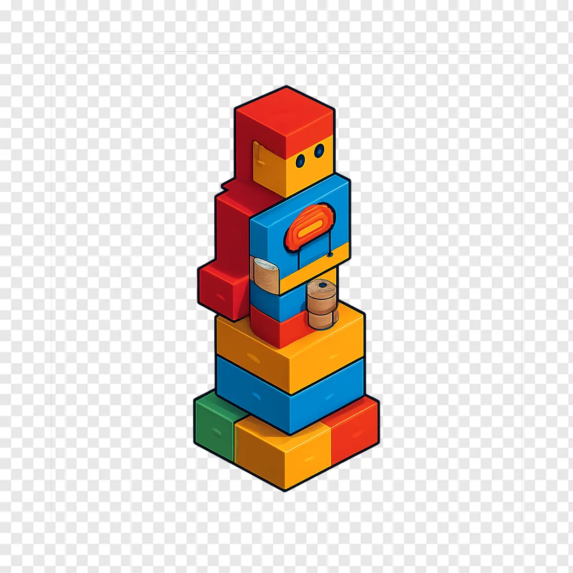 Superhero Tower Minecraft PNG Free Download