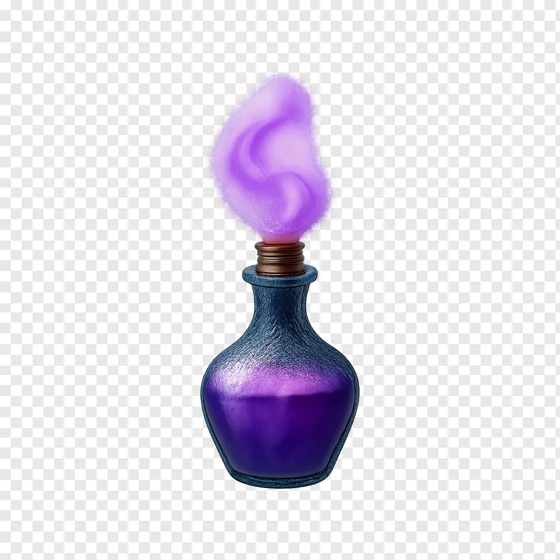 Magical Potion Bottle PNG Free Download