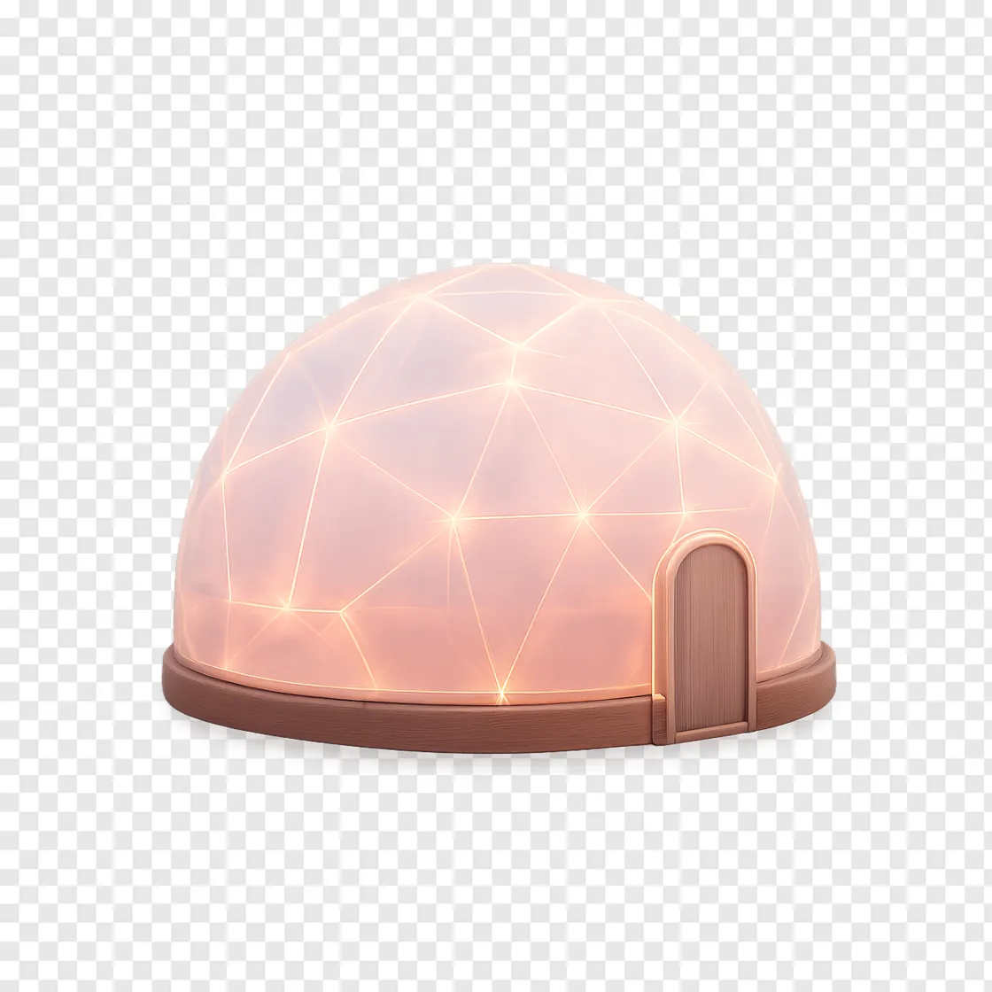 Mars Habitat PNG Concept Illustration