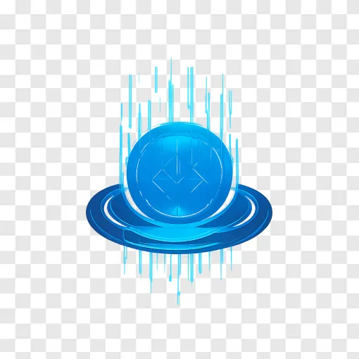 Futuristic AI Neural Network PNG Graphic For Tech Projects