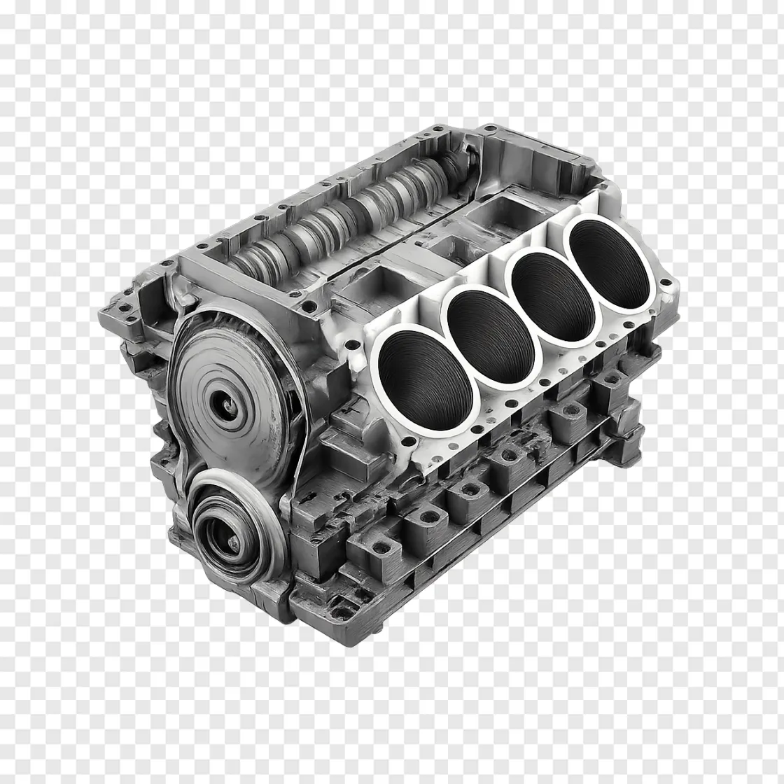 V8 Engine PNG: High-Resolution Automotive Graphic