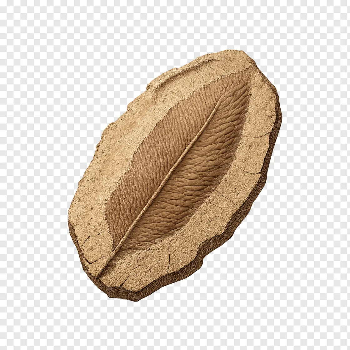Dinosaur Feather PNG: Prehistoric Fossil Graphic