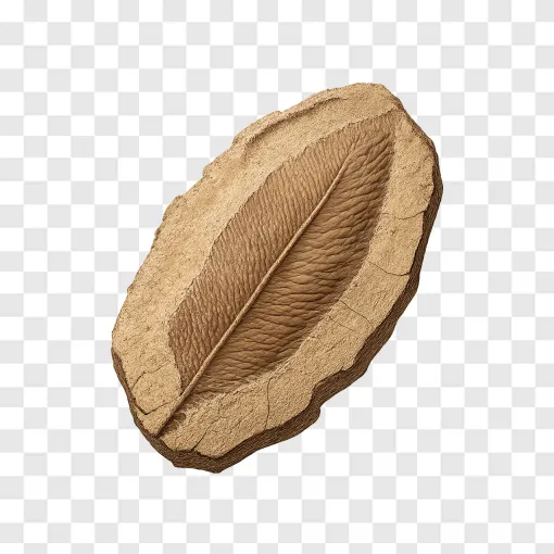 Dinosaur Feather PNG: Prehistoric Fossil Graphic