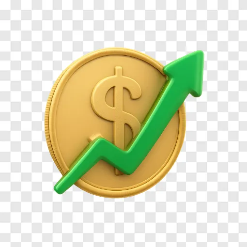 US Dollar Coin PNG Transparent Background