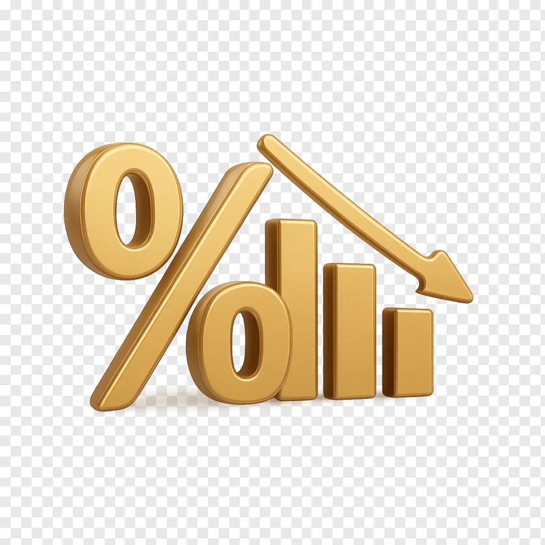 Treasury Yield Financial Graph PNG Design