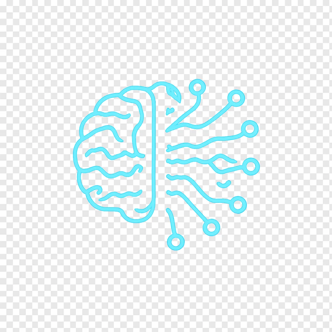 AI Brain Technology PNG Image