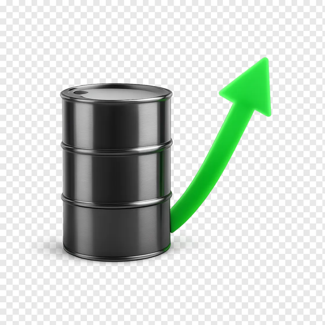 Oil Prices And Stock Market Trend PNG Image