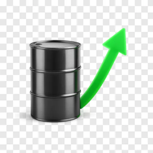 Oil Prices And Stock Market Trend PNG Image