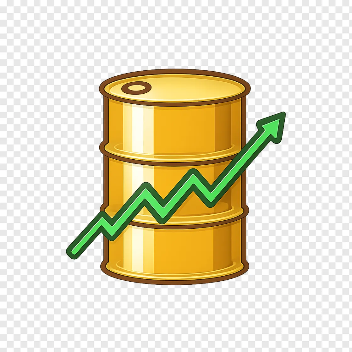 Oil Barrel PNG Vector Graphic For Financial Design
