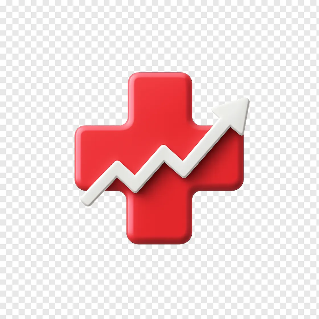 Health Insurance Costs PNG: Healthcare Financial Icon