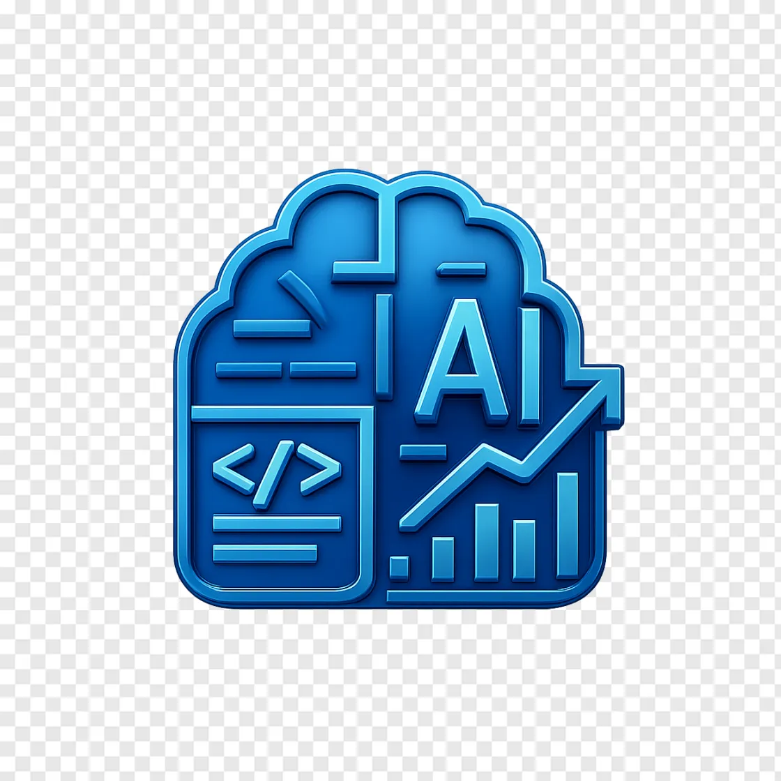 AI Software Rally Trend PNG Icon For Tech Presentations