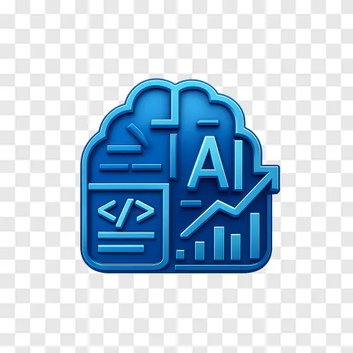 AI Software Rally Trend PNG Icon For Tech Presentations