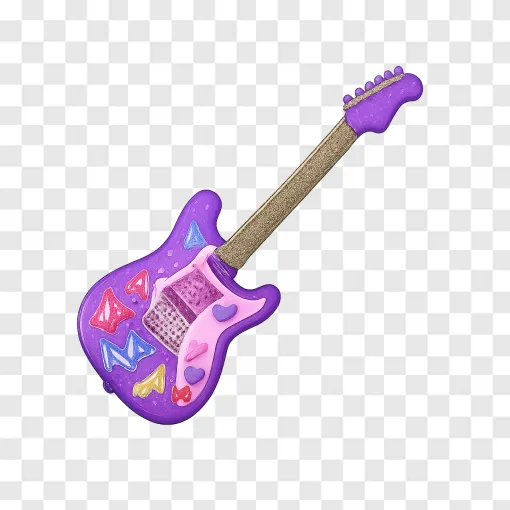 Concert Guitar PNG Aesthetic Music Festival Graphic