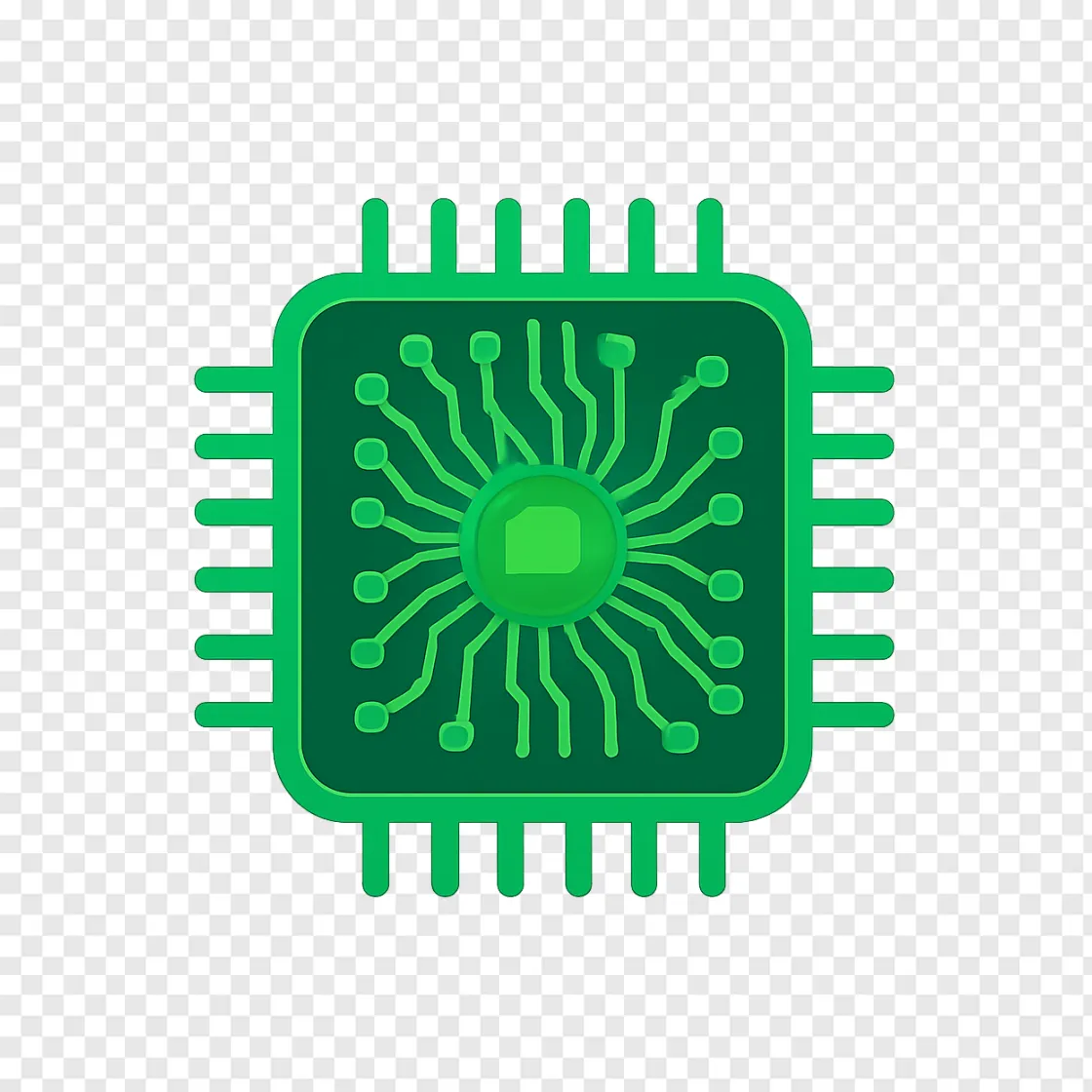 Nvidia Microchip PNG Transparent Background