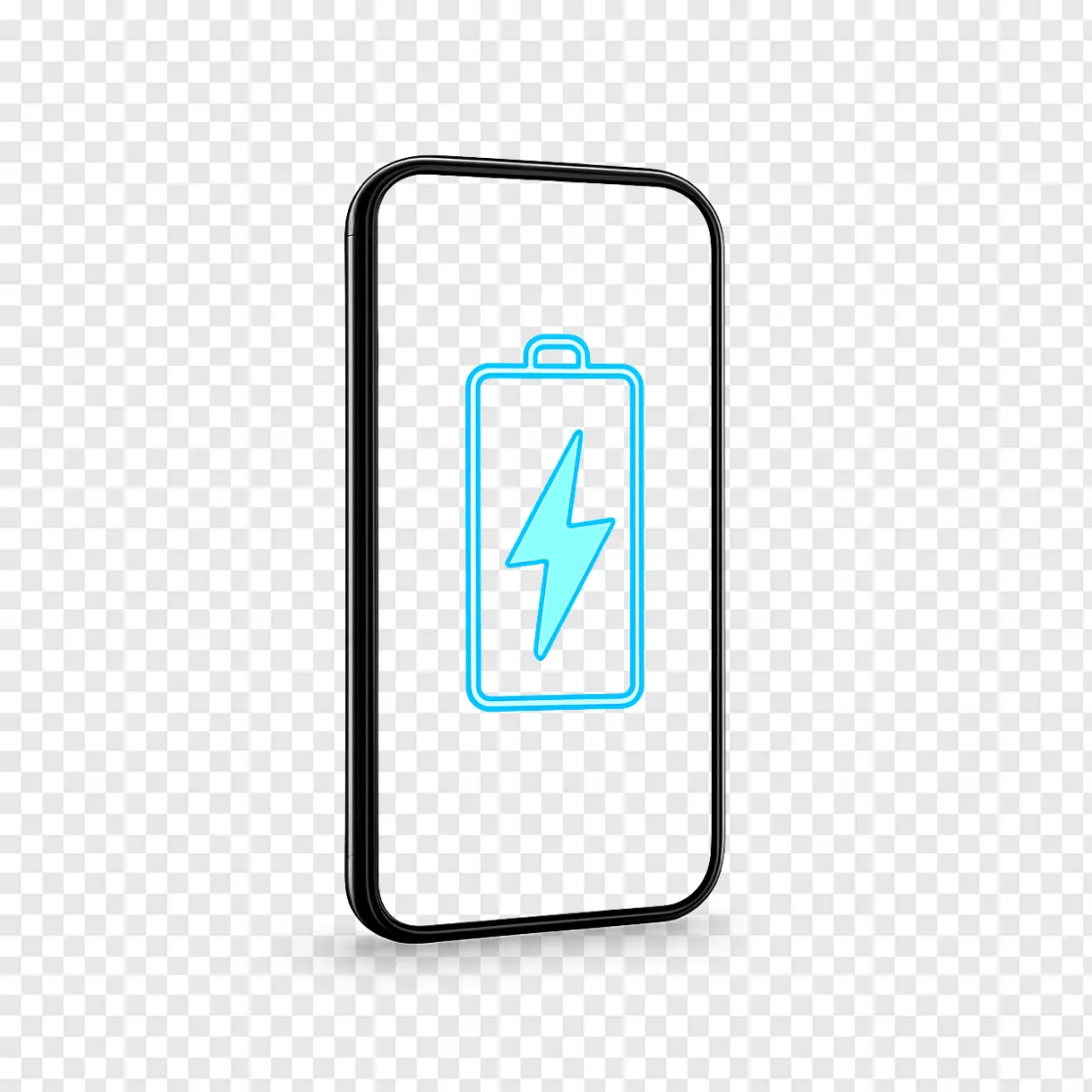 Smartphone Battery And Fast Charging PNG Image
