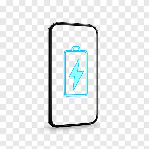 Smartphone Battery And Fast Charging PNG Image