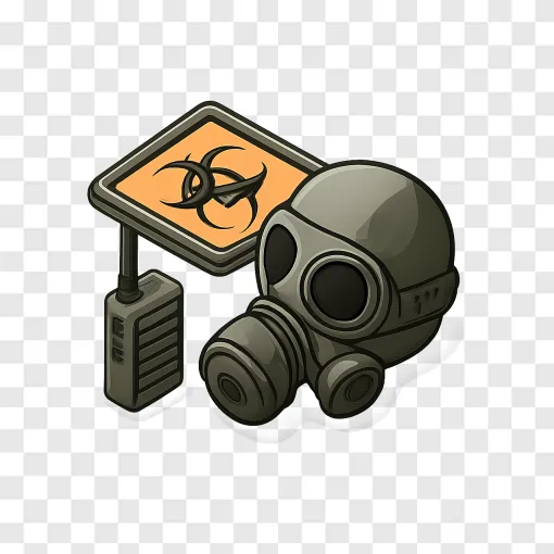 Zombie Apocalypse Survival Gear PNG Transparent Image