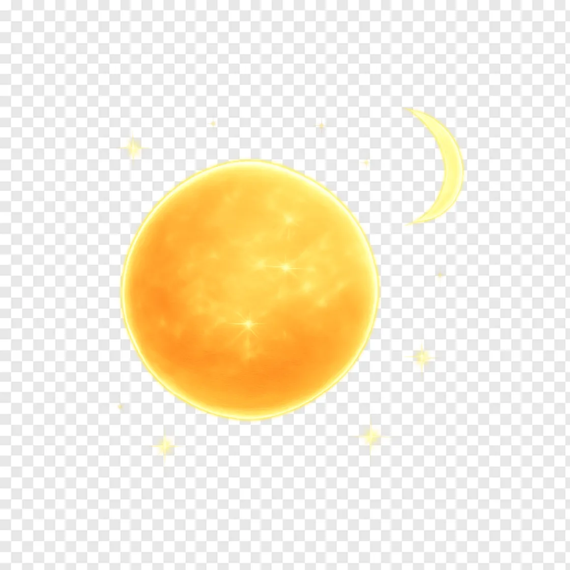 Glowing Planet Venus PNG Transparent Background