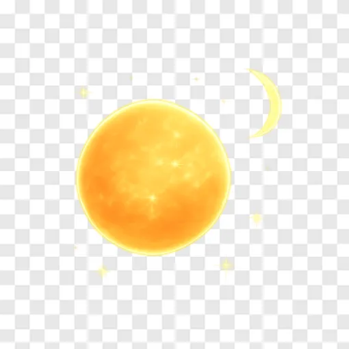 Glowing Planet Venus PNG Transparent Background
