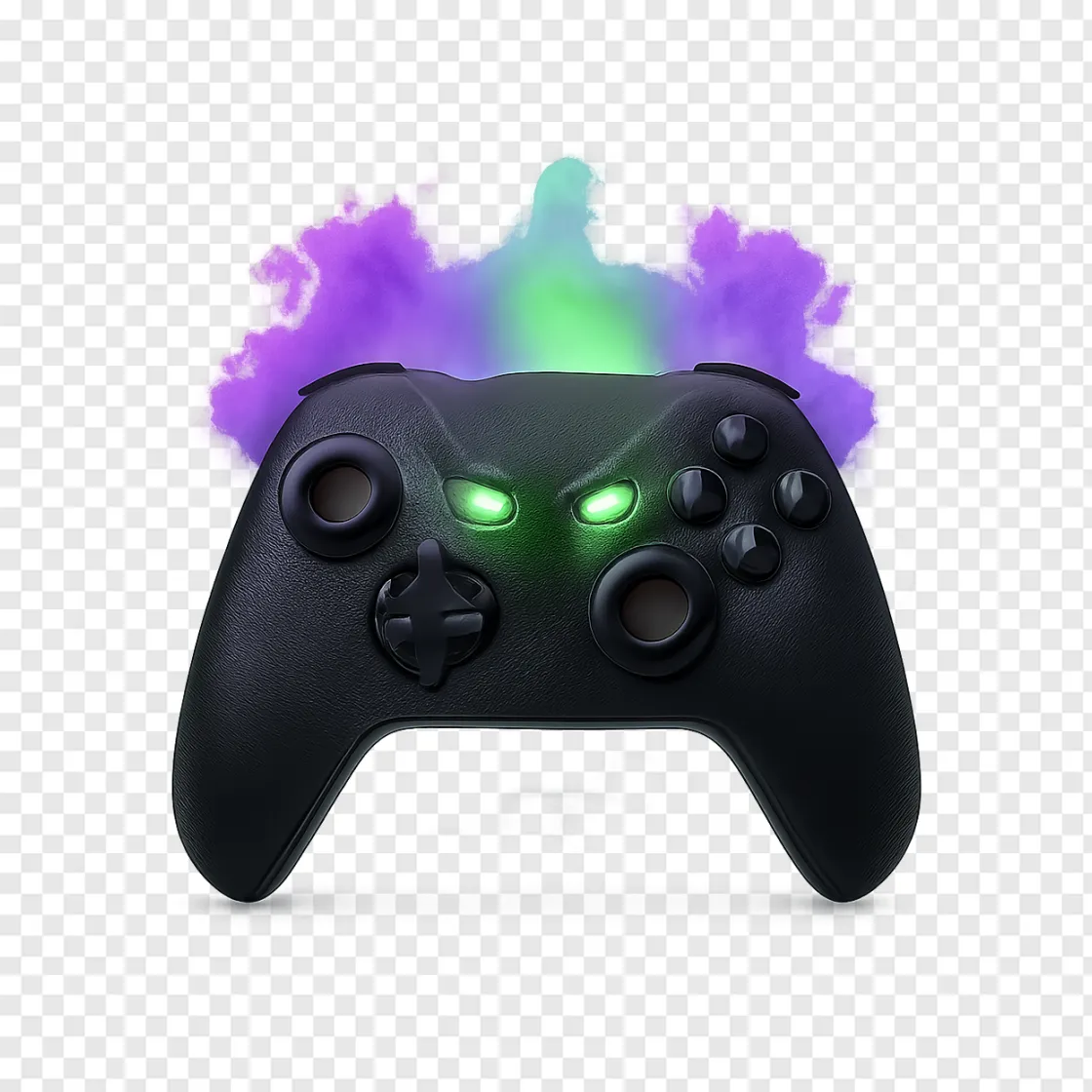 Horror Gaming Controller PNG Transparent Background