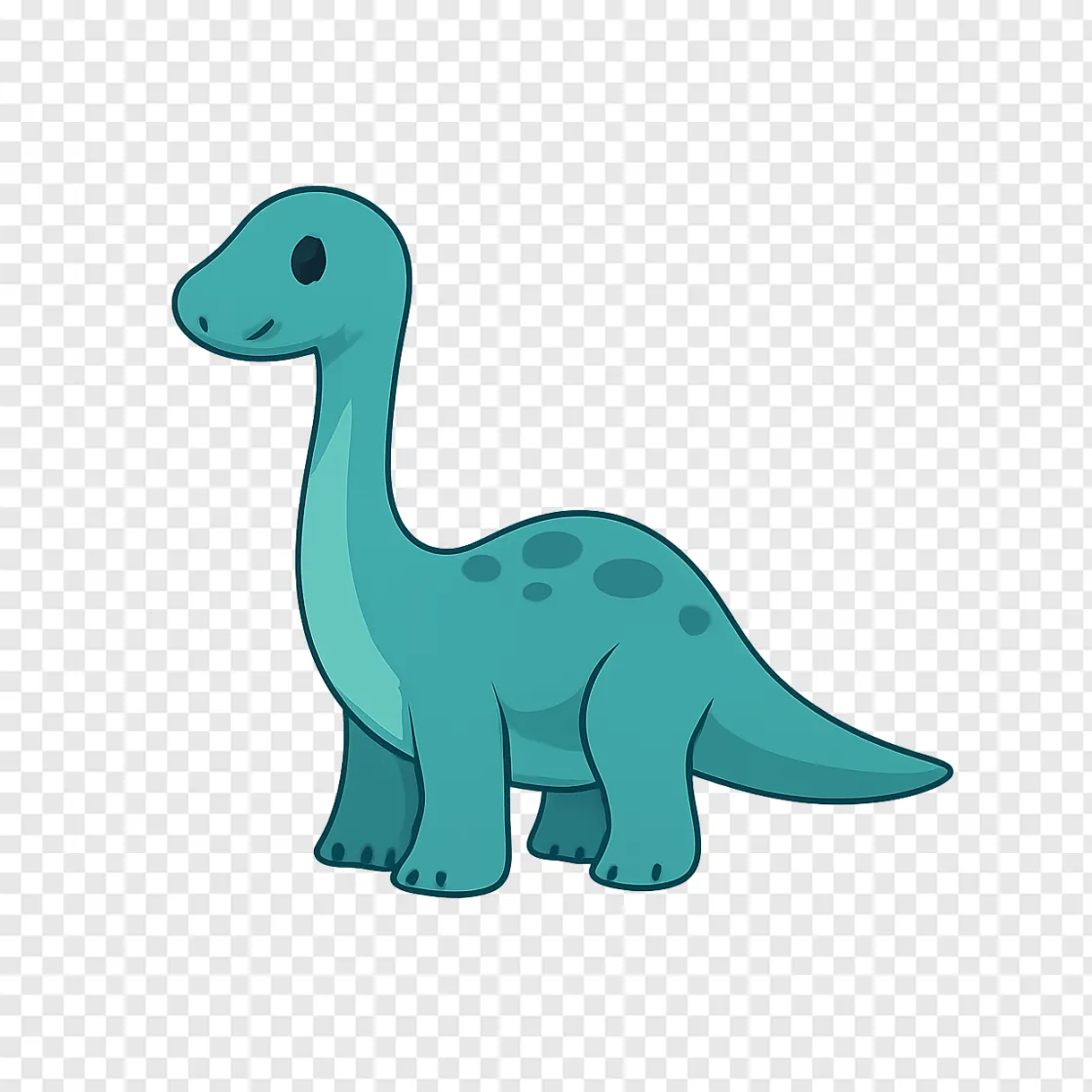 Diplodocus Dinosaur PNG Image With Transparent Background