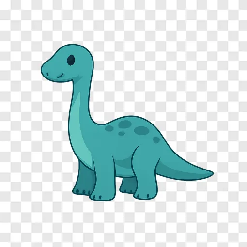Diplodocus Dinosaur PNG Image With Transparent Background