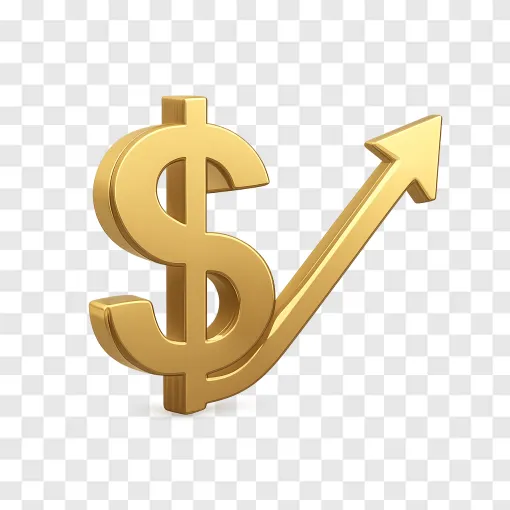 US Dollar And Economy Growth PNG