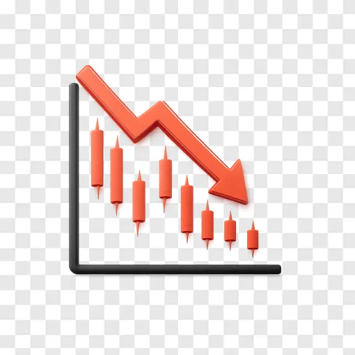 Stock Market Crash Chart PNG Image