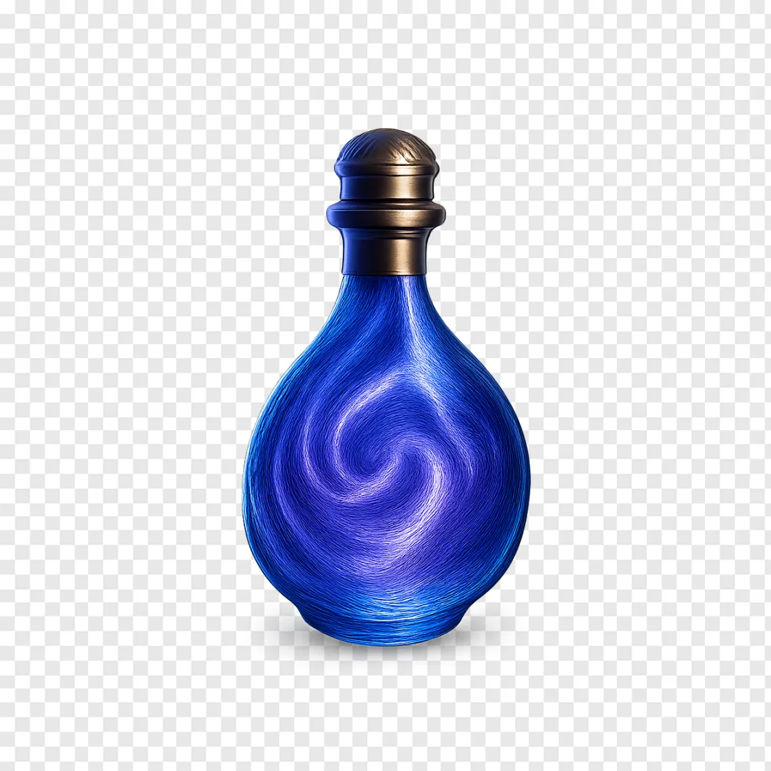 Magical Fantasy Potion Bottle PNG For Gamers
