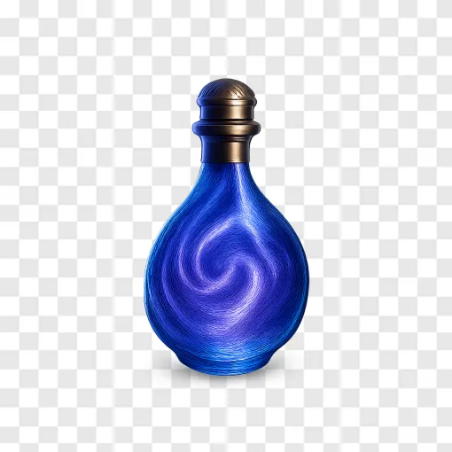 Magical Fantasy Potion Bottle PNG For Gamers