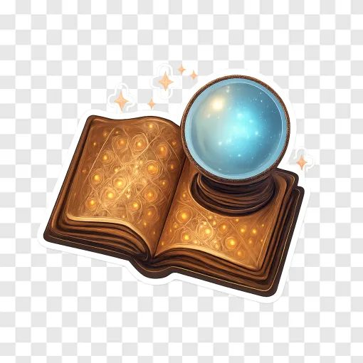 Magic Spell Book PNG Transparent Background