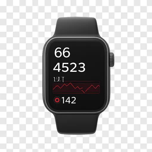 Modern Smartwatch Fitness Tracker PNG