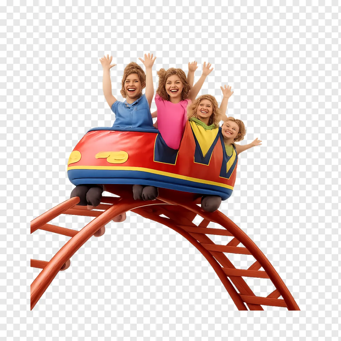 Roller Coaster Cart PNG Transparent Image