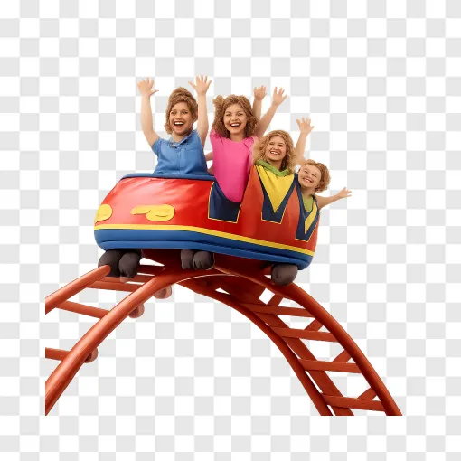 Roller Coaster Cart PNG Transparent Image