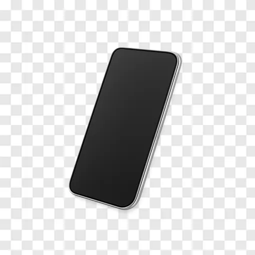 Modern Smartphone Mockup PNG Transparent Background