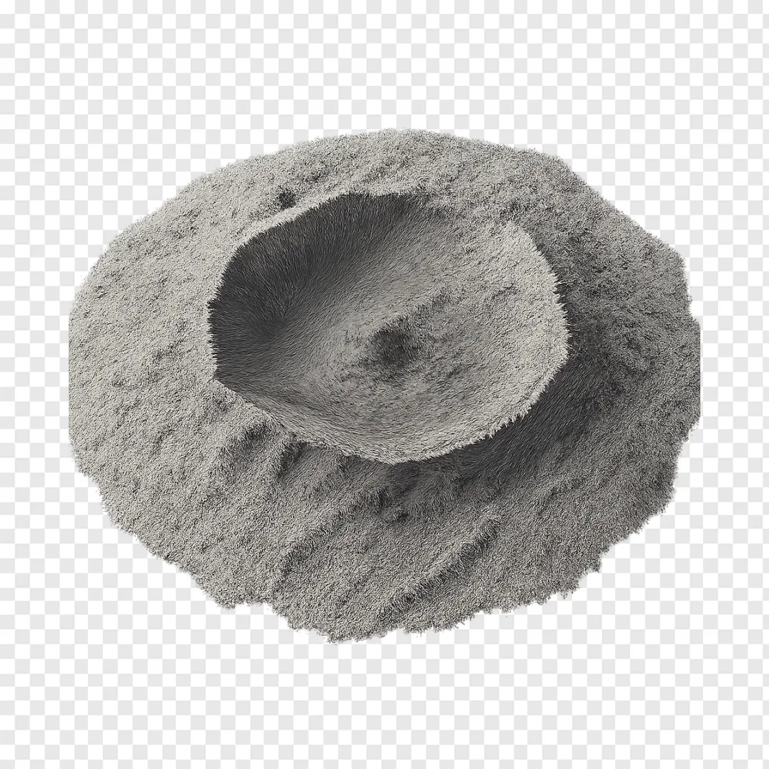 Moon Crater PNG Transparent Image