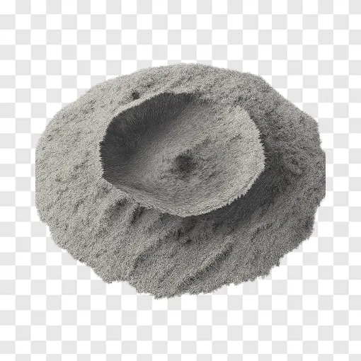 Moon Crater PNG Transparent Image