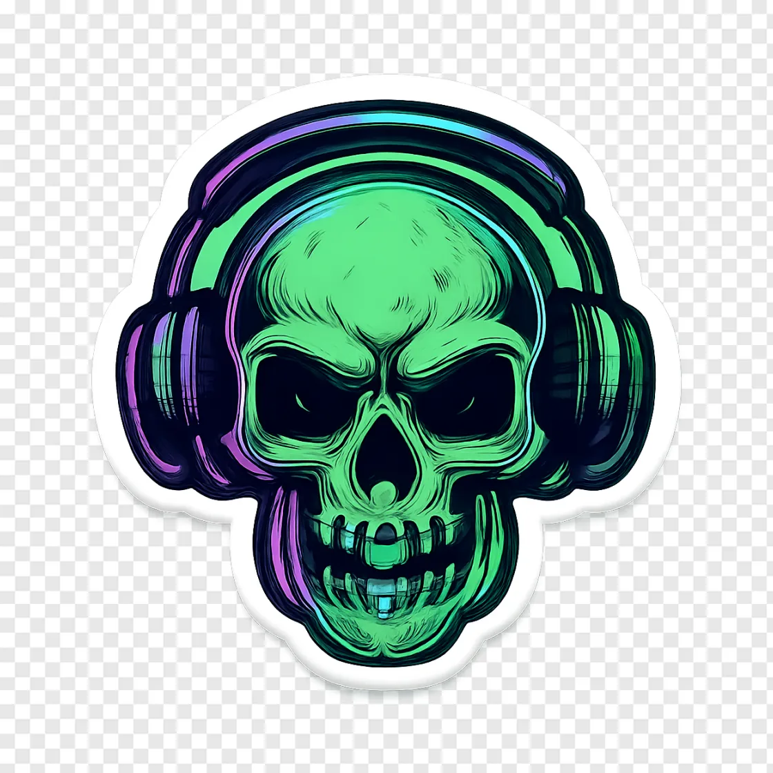 Horror Skunx Gaming Skull PNG