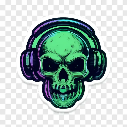 Horror Skunx Gaming Skull PNG