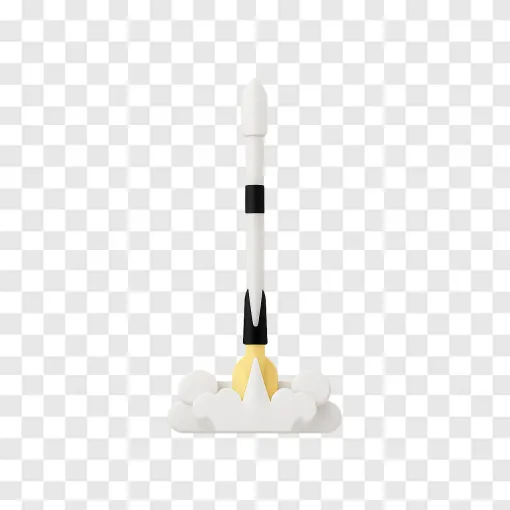 Falcon 9 Rocket Launch PNG Transparent Image