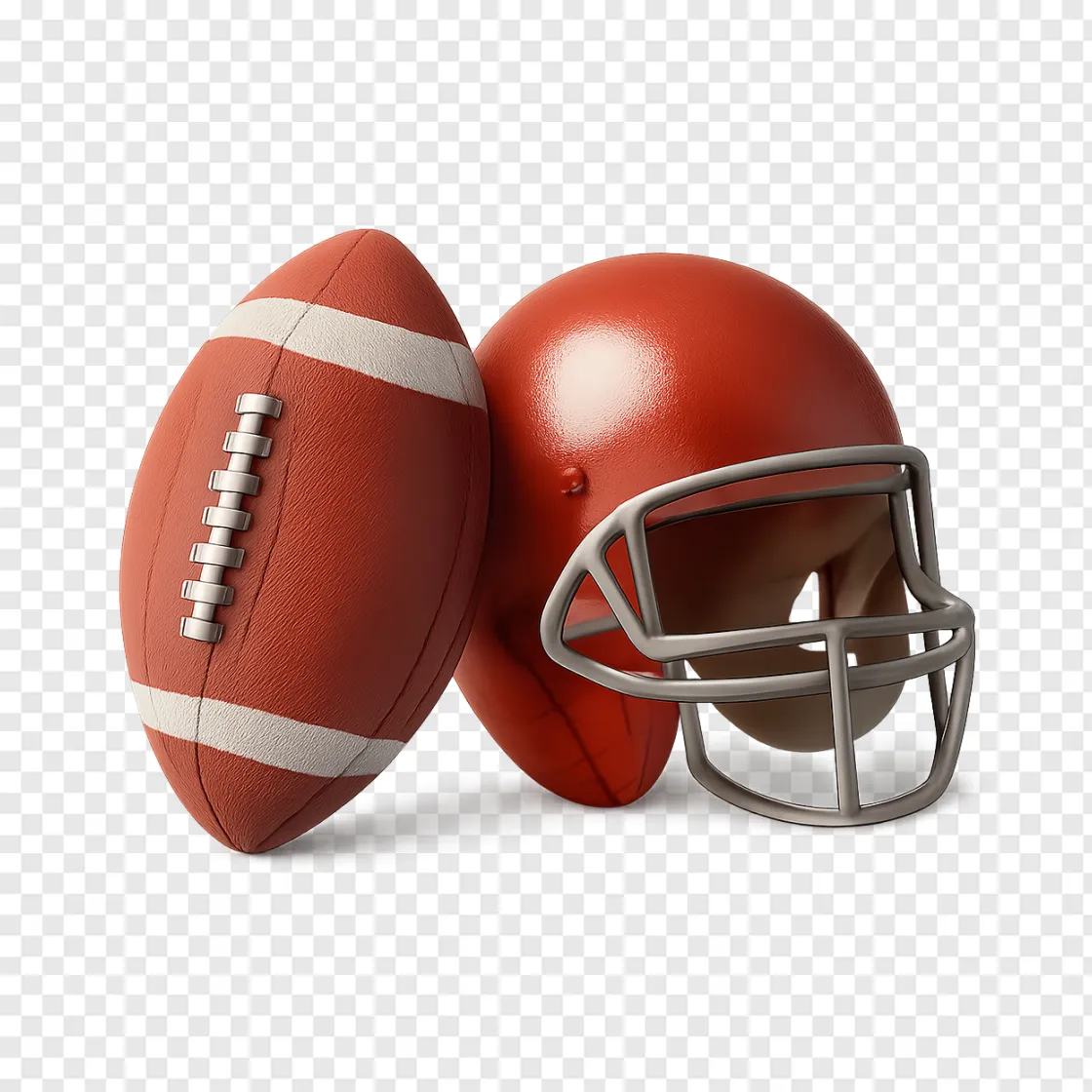 College Football Equipment PNG Transparent Image