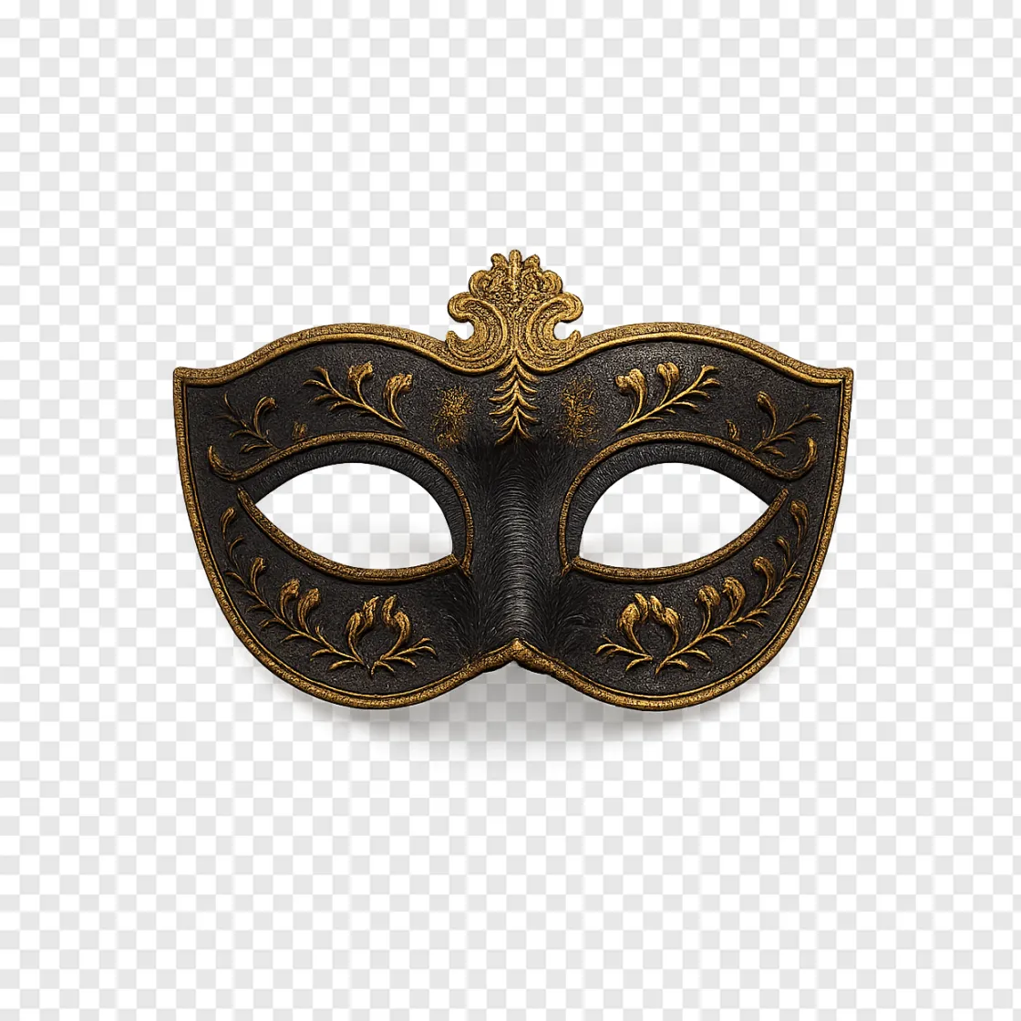 Masquerade Mask PNG Transparent Background