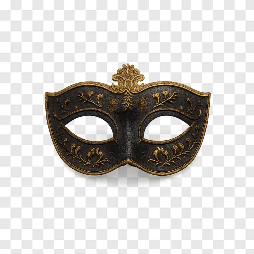 Masquerade Mask PNG Transparent Background
