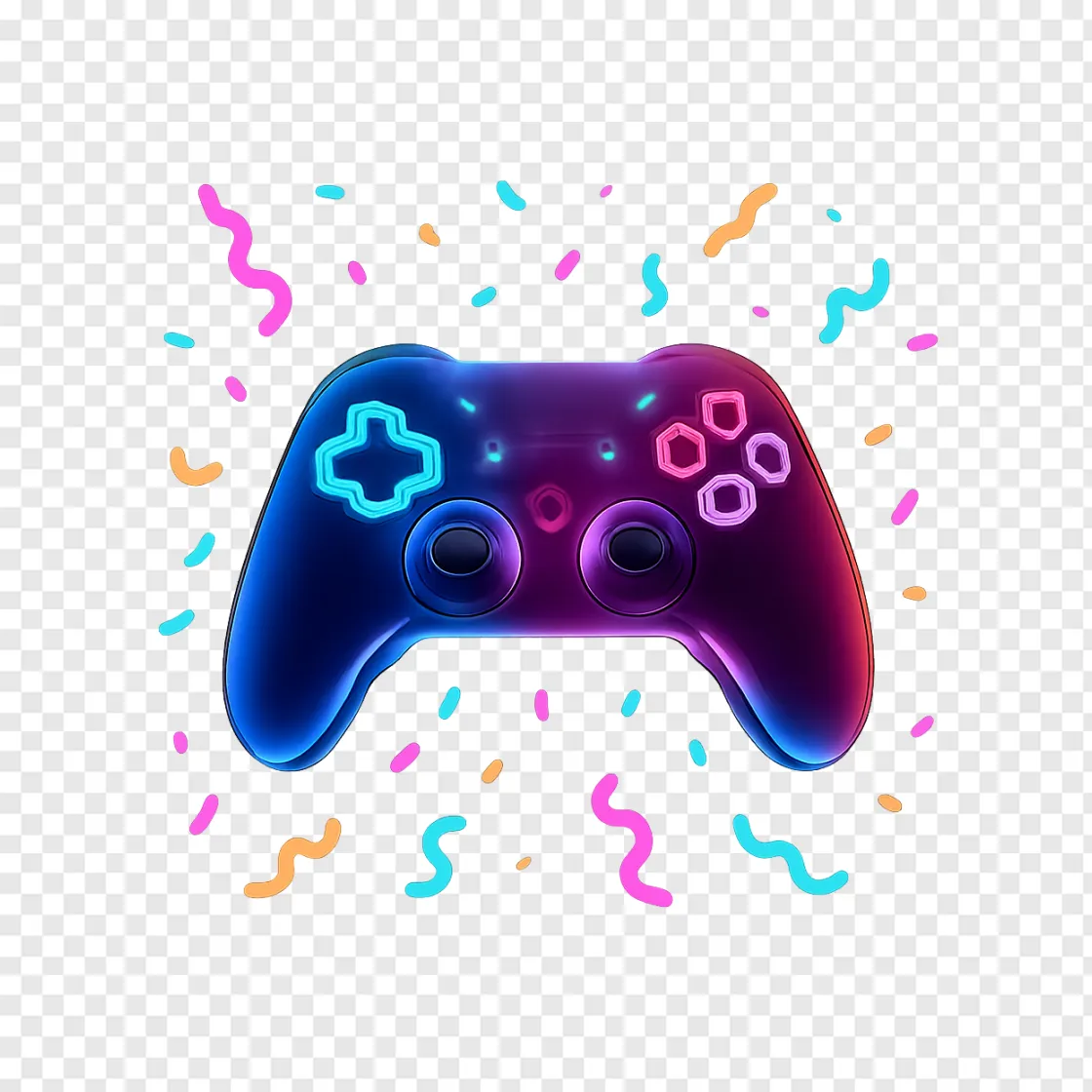 Gaming Party Controller PNG Transparent Image