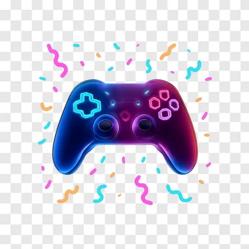 Gaming Party Controller PNG Transparent Image